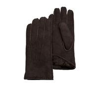 Lederhandschuhe PEARLWOOD "NORTH", Damen, Gr. 10, schwarzbraun, Schafsleder, unifarben, Handschuhe Lederhandschuhe, warm gefüttert, Ziernähte, Temperaturregulierend (74162416-10)