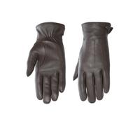 Lederhandschuhe PEARLWOOD "Travis", Herren, Gr. 8,5, braun (schwarz braun), Schafsleder, unifarben, Handschuhe, Glattlederhandschuh (69338513-8,5) schwarz braun