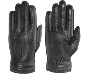 Lederhandschuhe PEARLWOOD "Wilson", Herren, Gr. 9.5, carbon, Schafsleder, Handschuhe, Vintage Optik durch Waxfinish (85610240-9,5) carbon