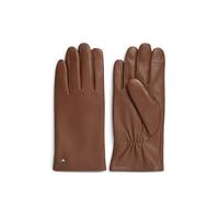 Lederhandschuhe TOMMY HILFIGER "ESSENTIAL FLAG LEATHER GLOVES", Herren, Gr. L/XL, braun (winter cognac), Rindsleder, Handschuhe, mit Tommy Hilfiger Flagge (50402316-L) winter cognac