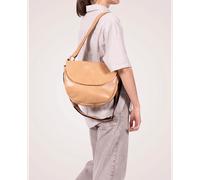 Lederhandtasche, camelbraun.