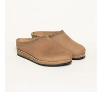 Lederhausschuh Leder Clog Stegmann braun 44