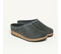 Lederhausschuh Leder Clog Stegmann graphite 44