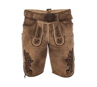 Lederhose COUNTRY MADDOX "Lederhose ALLNERSEE", Herren, Gr. 56, EURO, braun (sand), Obermaterial: 100% Lederfaserstoff LEAFIBTEX., Hosen (48356351-56) sand