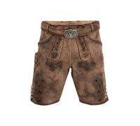Lederhose COUNTRY MADDOX "Lederhose ALTREI", Herren, Gr. 58, EURO, braun (sand), Obermaterial: 100% Lederfaserstoff LEAFIBTEX., Hosen (89437260-58) sand