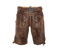 Lederhose COUNTRY MADDOX "Lederhose KOCHELSEE", Herren, Gr. 56, EURO, braun, Obermaterial: 100% Ziegenleder goatskin., Hosen (23172537-56) braun