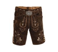 Lederhose COUNTRY MADDOX "Lederhose WALDKREUZ", Herren, Gr. 60, EURO, braun, Obermaterial: 100% Lederfaserstoff LEAFIBTEX., Hosen (33199538-60) braun
