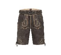 Lederhose EMIR mit Gürtel - Krüger Buam - 965272-000-0007 Braun/Braun - Gr. - 48