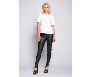 Lederhose MAZE "4202110", Damen, Gr. XXL, US-Größen, schwarz, Obermaterial: 100% Lammleder. Innenfutter: 100% Polyester, Hosen (60744646-XXL) schwarz