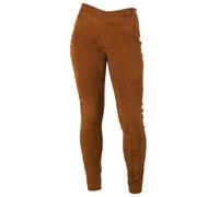Lederhose MAZE "4202171", Damen, Gr. XL, US-Größen, braun (cognac), Obermaterial: 100% Ziegenleder; Innenseite: 96% Baumwolle, 4% Elasthan, Hosen (63935744-XL) cognac