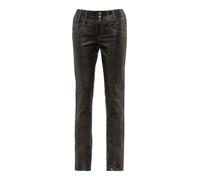 Lederhose RICANO "Lederhose Skinny Pant", Damen, Gr. XXL, Länge 34, weiß, Obermaterial: 100% Lammnappaleder LANA., figurbetont, Hosen, Handgefertigt aus echtem Leder (45071436-XXL) weiß