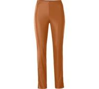 Lederimitathose cognac 54