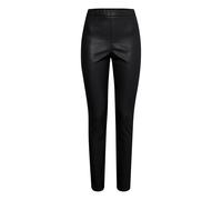 Lederimitathose OXMO "Lederimitathose OXPauline", Damen, Gr. S, N-Gr, schwarz, Obermaterial: 100% Polyurethan PU., Casual, slim fit lang, Hosen (14900126-S) schwarz