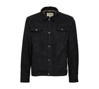 Lederimitatjacke BLEND "Lederimitatjacke BHJacket", Herren, Gr. M, schwarz, Obermaterial: 100% Polyester PES., regular fit normal, Jacken (71953540-M) schwarz