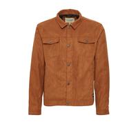 Lederimitatjacke BLEND "BHJacket", Herren, Gr. XL, toffee, 100% Polyester, unifarben, Basic, regular fit normal, normaler offener Saum, Jacken, Moderne Kunstlederjacke mit Taschen (59450723-XL) toffee