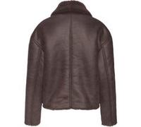 Lederimitatjacke dunkelbraun 38