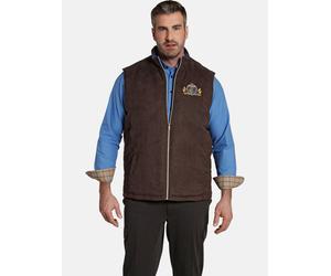Lederimitatweste CHARLES COLBY "Steppweste DUKE LEEVI", Herren, Gr. 62, braun, Obermaterial: 100% Polyester COOLMAX PES(Coolmax)., Westen (91929744-62) braun