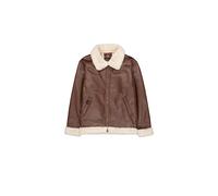 Lederjacke ALPHA INDUSTRIES "B-3 Faux Leather", Herren, Gr. XXL, braun, Obermaterial: 100% Polyester, Kunstfell: 100% Polyester, Jacken Lederjacke (77292929-XXL)