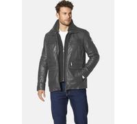 Lederjacke BABISTA "Lederjacke CLASSUTTI", Herren, Gr. 54, grau (dunkelgrau), Obermaterial: 100% Lammleder LEL., Jacken (82243157-54) dunkelgrau