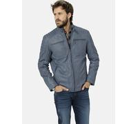Lederjacke BABISTA "Lederjacke ZANZINO", Herren, Gr. 50, blau, Obermaterial: 100% Lederfaserstoff LEAFIBTEX., Jacken (51350939-50) blau
