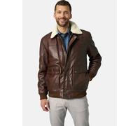 Lederjacke BABISTA "Lederjacke ZELVENTO", Herren, Gr. 58, braun, Obermaterial: 100% Lederfaserstoff LEAFIBTEX., Jacken (92758128-58) braun