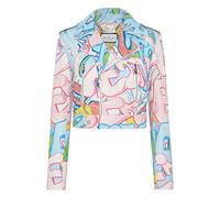 Lederjacke Bombing Graffiti L