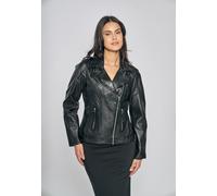 Lederjacke FREAKY NATION "Aliet-FN", Damen, Gr. M (38), schwarz, Oberstoff: 100% Leder. Futter: 100% Baumwolle, Jacken (10918854-M) schwarz