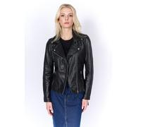 Freaky Nation Lederjacke Biker Princess, mit schrägem Reißverschluss S (36) schwarz Damen Übergangsjacken Jacken Mäntel S (36) schwarz