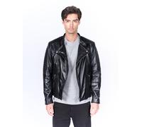 Lederjacke FREAKY NATION "Crossover-FN", Herren, Gr. 3XL, schwarz, Oberstoff: 100% Leder; Futter: 100% Baumwolle, körpernah, Jacken (39313602-XXXL) schwarz