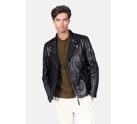 Lederjacke FREAKY NATION "Cruiser-FN", Herren, Gr. XXL, schwarz, Oberstoff: 100% Schafsleder; Futter: 100% Baumwolle, normal, Jacken (51225200-XXL) schwarz