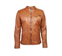 Lederjacke FREAKY NATION "Easy Jim-FN", Herren, Gr. L(48), braun (cognac), Oberstoff: 100% Leder. Futter: 100% Baumwolle, normal, Jacken (86816132-L) cognac