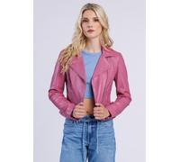 Lederjacke FREAKY NATION "Lederjacke-FN", Damen, Gr. L(40), pink, Oberstoff: 100% Leder; Futter: 100% Baumwolle, normal, Jacken (63842862-L) pink