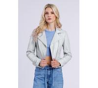 Lederjacke FREAKY NATION "Lederjacke-FN", Damen, Gr. L(40), weiß, Oberstoff: 100% Leder; Futter: 100% Baumwolle, normal, Jacken (69093038-L) weiß