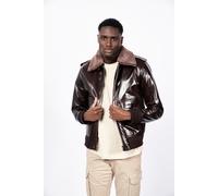 Lederjacke FREAKY NATION "Mr. Gloss-FN", Herren, Gr. L(48), braun (coffee), 100% Leder, Jacken (55142648-L) coffee