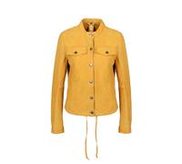 Lederjacke FREAKY NATION "Nadiaa-FN", Damen, Gr. M (38), gelb, Oberstoff: 100% Leder; Futter: 100% Polyester, Jacken (78742237-M) gelb