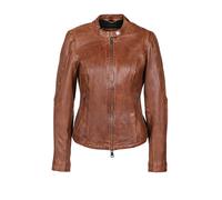 Lederjacke FREAKY NATION "New Tula-FN", Damen, Gr. L(40), cognac, Oberstoff: 100% Schafsleder; Futter 100% Baumwolle, figurbetont, Jacken (11016154-L) cognac
