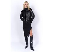Lederjacke FREAKY NATION "Polar D-FN", Damen, Gr. M (38), schwarz, Oberstoff: 100% Leder, normal, Jacken (96703831-M) schwarz