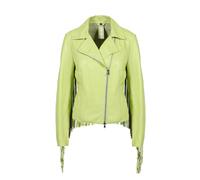 Lederjacke FREAKY NATION "Summer Breeze-FN", Damen, Gr. M (38), limette, Oberstoff: 100% Leder; Futter: 100% Polyester, Jacken (26713014-M) limette