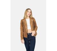 Freaky Nation Damen Taxi Driver-FN Lederjacke, Cognac, XS