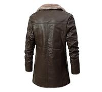 Lederjacke Herren Biker Echtleder, Herrenjacke Freizeitjacke Herbst Und Winter, Herrenmode Business Funktionsjacke Revers ReißVerschlussjacke, Outwear Mantel üBergangsjacke Sportjacke Sweatjacke