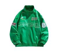 Lederjacke Herren Bikerjacke Slim Fit Motorradjacke Wasserdicht Jacke Windbreaker Freizeitjacke Outdoorjacke Klassisch Übergangsjacke