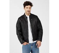 Lederjacke JCC "31020217Ecom", Herren, Gr. M, schwarz, Obermaterial: 100% Lammnappaleder; Lining: 100% Polyester, Jacken (61397312-M) schwarz