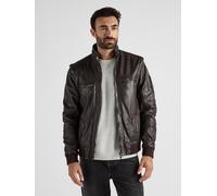 Lederjacke JCC "3102166", Herren, Gr. 52, braun, Obermaterial: 100% Lammleder; Lining 50% Polyester, 50% Baumwolle; Ärmelfutter: 100% Polyester; Strick: 100% Baumwolle, Jacken (70146637-52) braun