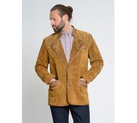 Lederjacke JCC "31022146", Herren, Gr. 54, braun (cognac), Obermaterial: 100% Schweinsleder; Innenfutter: 100% Polyester; Ärmelfutter: 100% Polyester; Knöpfe: 100% Polyester, Jacken (23490712-54) cogn