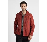 Lederjacke JCC "31022147", Herren, Gr. 58, rot (brick), Obermaterial: 100% Lammleder; Futter oben: 100% Polyester; Futter unten: 100% Baumwolle; Ärmelfutter: 100% Polyester, Jacken (16838425-58) brick