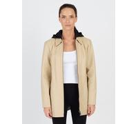 Lederjacke JCC "3102220" Gr. 40, beige (smoky beige) Damen Jacken (11480531-40) smoky beige