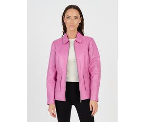 Lederjacke JCC "3102222", Damen, Gr. 40, lila (bright mauve), Obermaterial: 100% Lammleder. Innenfutter: 100% Polyester, mit Knopf,Ärmel mit Ärmelschlitz, Jacken (14725603-40) bright mauve