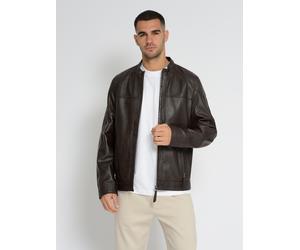 Lederjacke JCC "31023508", Herren, Gr. 54, braun, Obermaterial: 100% Lammleder ; Futter: 100% Baumwolle ; Ärmelfutter 100% Polyester, Jacken (26961001-54) braun