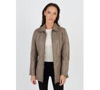 Lederjacke JCC "31023631", Damen, Gr. 38, grau (taupe), Obermaterial: 100% Lammleder. Futter: 100% Polyester, Jacken (51474031-38) taupe