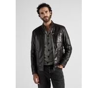 Lederjacke JCC "31023636" Gr. 50, braun (schwarz braun) Herren, Jacken (68828323-50) schwarz braun
